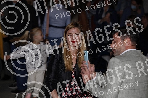 Opening of Milena and Gaga Square (corner of Milesevska and Cara Nikolaja streets).Otvaranje Skvera Milene i Gage (ugao ulica Milesevske i Cara Nikolaja).