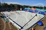 Euro Beach Soccer Cup 2016 match between Serbia and Spain. Utakmica Evropskog kupa u fudbalu na pesku izmedju Srbije i Spanije.
