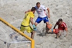 Euro Beach Soccer Cup 2016 match between Russia and Hungary. Utakmica Evropskog kupa u fudbalu na pesku izmedju Rusije i Madjarske.