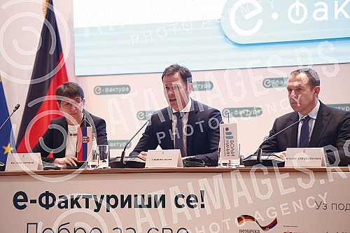 Conference E-invoices and electronic payments for a more competitive economy.Konferencija E-fakture i elektronska placanja za konkurentniju privredu.