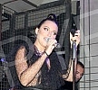 Performance of Aleksandra Prijovic held in night club Gotik.Nastup Aleksandre Prijovic u nocnom klubu Gotik.