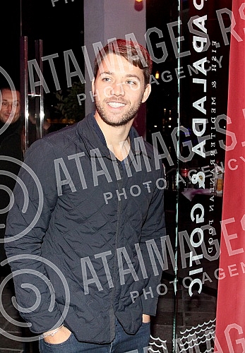 Performance of Aleksandra Prijovic held in night club Gotik.Nastup Aleksandre Prijovic u nocnom klubu Gotik.