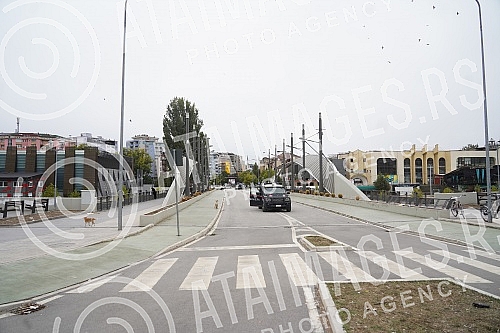 The day after the demonstrations by the force of the Rosu special unit of the so-called State of Kosovo over the Serbs, Kosovska Mitrovica is peaceful.Dan posle demonstracija sile specijalne jedinice Rosu takozvane Drzave Kosovo nad Srbimu Kosovsko