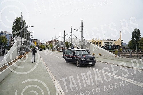 The day after the demonstrations by the force of the Rosu special unit of the so-called State of Kosovo over the Serbs, Kosovska Mitrovica is peaceful.Dan posle demonstracija sile specijalne jedinice Rosu takozvane Drzave Kosovo nad Srbimu Kosovsko