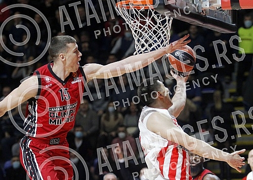 The match of the 24th round of the Turkish Airlines Euroleague between KK Crvena zvezda mts and KK AX Armani Exchange Milan was played in the Aleksandar Nikolic Hall.Utakmica 24. kola Turkish Airlines Evrolige izmedju KK Crvena zvezda mts i KK Arma