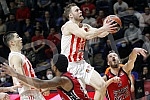 The match of the 24th round of the Turkish Airlines Euroleague between KK Crvena zvezda mts and KK AX Armani Exchange Milan was played in the Aleksandar Nikolic Hall.Utakmica 24. kola Turkish Airlines Evrolige izmedju KK Crvena zvezda mts i KK Arma