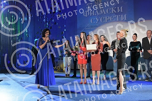 The 57th Festival of Actors' Achievements in the Feature Film Film Encounters was officially opened at the Summer Stage of Tvrdjava in Nis, and Slavko Stimac was awarded the Lifetime Achievement Award of Pavla Vuisic.57. Festival glumackih ostvaren
