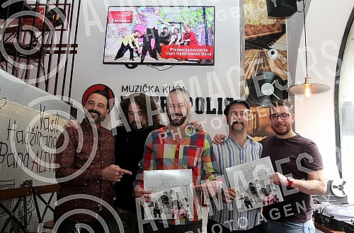 Press conference of the concert and the publication of the first edition vinyl Vasil Hadzimanov - Band, as well as the celebration of 20 years of work on the music scene!Pres konferencija povodom koncerta i objavljivanja prvog vinyl izdanja Vasil Ha