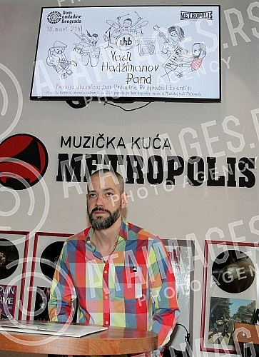 Press conference of the concert and the publication of the first edition vinyl Vasil Hadzimanov - Band, as well as the celebration of 20 years of work on the music scene!Pres konferencija povodom koncerta i objavljivanja prvog vinyl izdanja Vasil Ha