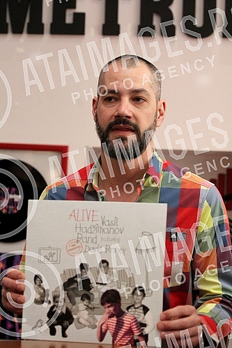 Press conference of the concert and the publication of the first edition vinyl Vasil Hadzimanov - Band, as well as the celebration of 20 years of work on the music scene!Pres konferencija povodom koncerta i objavljivanja prvog vinyl izdanja Vasil Ha