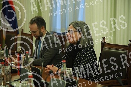 Meeting of Vladimir Orlic with the Ambassador of Portugal Maria Virginia Mendes da Sliva Pina.Sastanak Vladimira Orlica sa ambasadorkom Portugala Marijom Virzinijom Mendes da Sliva Pinom. 