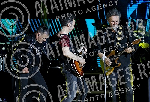 Concert of Parni valjak held on stadium Tasmajdan.Koncert Parnog valjka odrzan na stadionu Tasmajdan. 