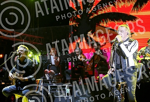 Concert of Parni valjak held on stadium Tasmajdan.Koncert Parnog valjka odrzan na stadionu Tasmajdan. 