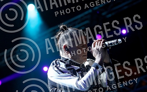 Concert of Parni valjak held on stadium Tasmajdan.Koncert Parnog valjka odrzan na stadionu Tasmajdan. 