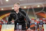 Press conference of Arsene Wenger - coach of FC Arsenal before the game in Group H Europa League FK Crvena zvezda vs FC Arsenal. Pres konferencija Arsena Vengera pred utakmicu Grupe H UEFA Evropa Liga izmedju FK Crvena zvezda i FC Arsenal.