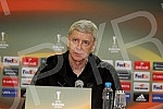 Press conference of Arsene Wenger - coach of FC Arsenal before the game in Group H Europa League FK Crvena zvezda vs FC Arsenal. Pres konferencija Arsena Vengera pred utakmicu Grupe H UEFA Evropa Liga izmedju FK Crvena zvezda i FC Arsenal.