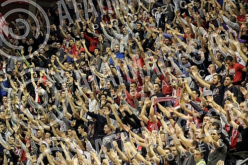 Utakmica sedmog (7.) kola Evrolige (7th Round Group A Turkish Airlines Euroleague) izmedju KK Crvena zvezda Telekom (Belgrade, Serbia) i Real Madrid (Madrid, Spain) odigran u Hali Pionir. 