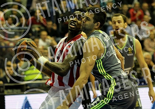 Utakmica sedmog (7.) kola Evrolige (7th Round Group A Turkish Airlines Euroleague) izmedju KK Crvena zvezda Telekom (Belgrade, Serbia) i Real Madrid (Madrid, Spain) odigran u Hali Pionir. 