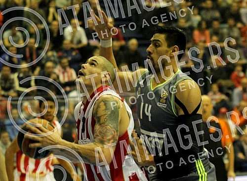 Utakmica sedmog (7.) kola Evrolige (7th Round Group A Turkish Airlines Euroleague) izmedju KK Crvena zvezda Telekom (Belgrade, Serbia) i Real Madrid (Madrid, Spain) odigran u Hali Pionir. 