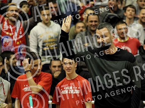Utakmica sedmog (7.) kola Evrolige (7th Round Group A Turkish Airlines Euroleague) izmedju KK Crvena zvezda Telekom (Belgrade, Serbia) i Real Madrid (Madrid, Spain) odigran u Hali Pionir. 