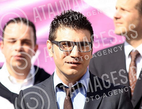 Visit to the construction of shopping center, 