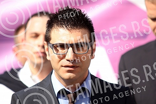 Visit to the construction of shopping center, 