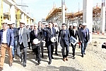 Visit to the construction of shopping center, 