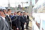 Visit to the construction of shopping center, 