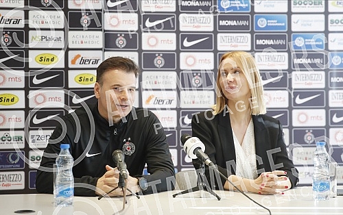 A press conference on the occasion of the match between Radnicki from Nis and Partizan, which is scheduled for Saturday at 2.30 pm, was held at the press center at the Teleoptik Stadium.Konferencija za medije povodom utakmice izmedju Radnickog iz N