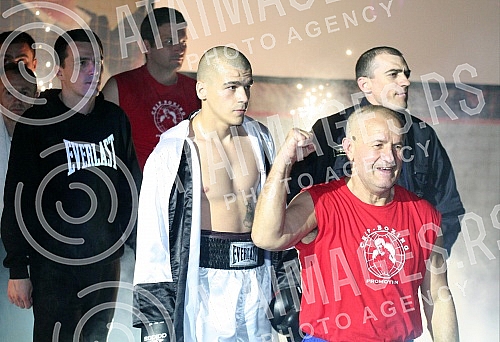 Pinki boxing night. Welter: Stefan Stevanovic (Serbia) vs Karlo Tabaghua (Sweden) Bout for IBF Youth welter title.Vece profi boksa u Pinkiju, Velter kategorija: Stefan Stevanovic (Srbija) - Karlo Tabaghua (Svedska). 
