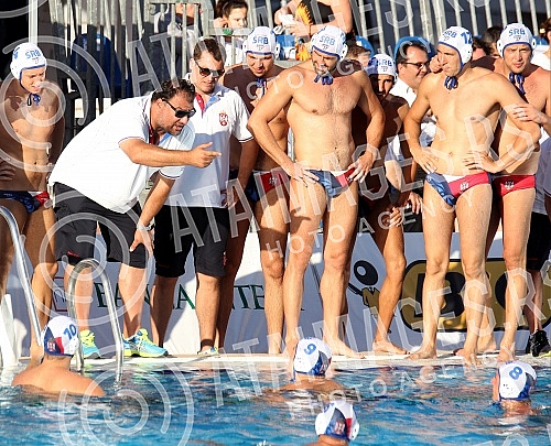 Friendly waterpolo game between Serbia and Hungary held on Tasmajdan.Prijateljska vaterpolo utakmica izmedju reprezentacija Srbije i Madjarske odigrana na bazenu Tasmajdana. 