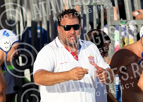 Friendly waterpolo game between Serbia and Hungary held on Tasmajdan.Prijateljska vaterpolo utakmica izmedju reprezentacija Srbije i Madjarske odigrana na bazenu Tasmajdana. 
