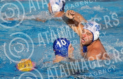 Friendly waterpolo game between Serbia and Hungary held on Tasmajdan.Prijateljska vaterpolo utakmica izmedju reprezentacija Srbije i Madjarske odigrana na bazenu Tasmajdana. 