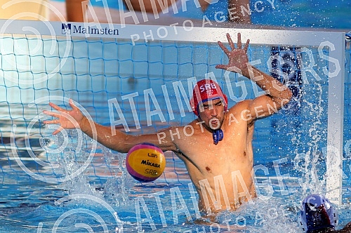 Friendly waterpolo game between Serbia and Hungary held on Tasmajdan.Prijateljska vaterpolo utakmica izmedju reprezentacija Srbije i Madjarske odigrana na bazenu Tasmajdana. 