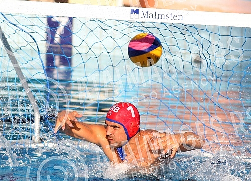 Friendly waterpolo game between Serbia and Hungary held on Tasmajdan.Prijateljska vaterpolo utakmica izmedju reprezentacija Srbije i Madjarske odigrana na bazenu Tasmajdana. 
