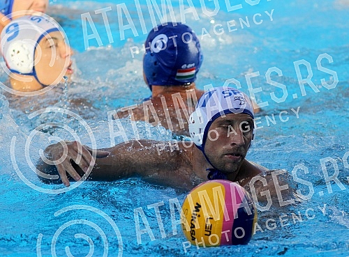 Friendly waterpolo game between Serbia and Hungary held on Tasmajdan.Prijateljska vaterpolo utakmica izmedju reprezentacija Srbije i Madjarske odigrana na bazenu Tasmajdana. 