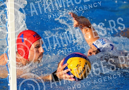 Friendly waterpolo game between Serbia and Hungary held on Tasmajdan.Prijateljska vaterpolo utakmica izmedju reprezentacija Srbije i Madjarske odigrana na bazenu Tasmajdana. 