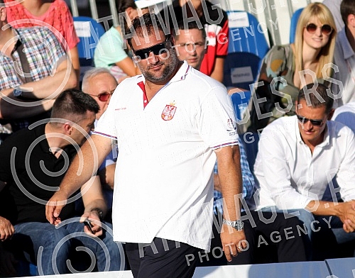 Friendly waterpolo game between Serbia and Hungary held on Tasmajdan.Prijateljska vaterpolo utakmica izmedju reprezentacija Srbije i Madjarske odigrana na bazenu Tasmajdana. 