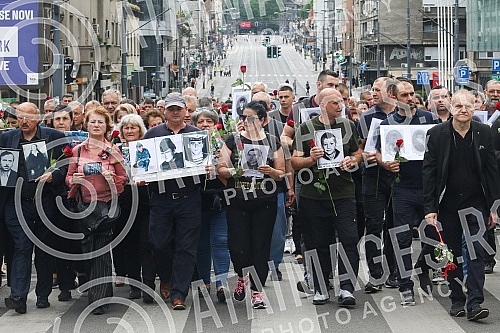 The procession of remembrance was organized on the occasion of the shooting of the final scene of the documentary 
