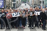 The procession of remembrance was organized on the occasion of the shooting of the final scene of the documentary 