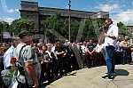 The procession of remembrance was organized on the occasion of the shooting of the final scene of the documentary 