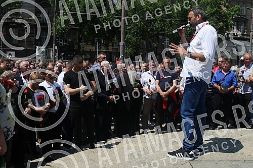 The procession of remembrance was organized on the occasion of the shooting of the final scene of the documentary 