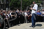 The procession of remembrance was organized on the occasion of the shooting of the final scene of the documentary 