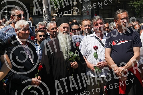 The procession of remembrance was organized on the occasion of the shooting of the final scene of the documentary 