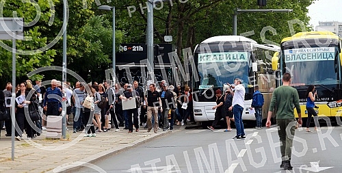 The procession of remembrance was organized on the occasion of the shooting of the final scene of the documentary 