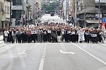 The procession of remembrance was organized on the occasion of the shooting of the final scene of the documentary 