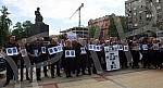 The procession of remembrance was organized on the occasion of the shooting of the final scene of the documentary 