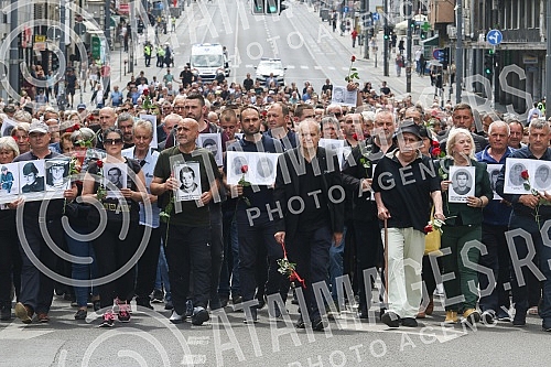 The procession of remembrance was organized on the occasion of the shooting of the final scene of the documentary 