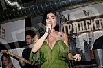 Performance of Mia Borisavljevic held in night club Gradska kafana.Nastup Mie Borisavljevic u nocnom klubu Gradska kafana.