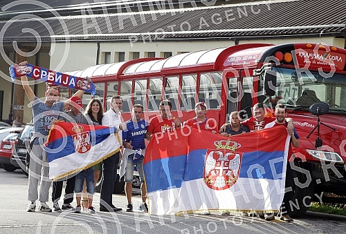 Prijeteljska utakmica muskih seniorskih kosarkaskih reprezentacija Srbije i Madjarske u sklopu priprema za Evropsko Prvenstvo 2015 (European Championship 2015).